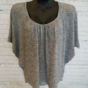 VELVET Graham & Spencer Dolman Sleeve Top Metalic